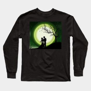 Wadding landscape vactor Art Long Sleeve T-Shirt